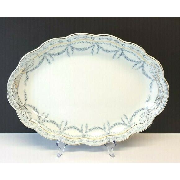 Johnson Bros Sanoma 14-1/8" Porcelain Oval Serving Platter Staffordshire England - Picture 1 of 5